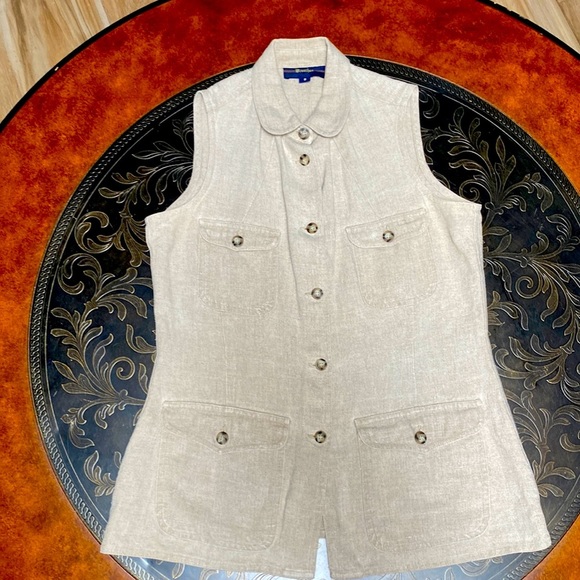 Breeches Beige Riding Vest Size 8 - Picture 3 of 7